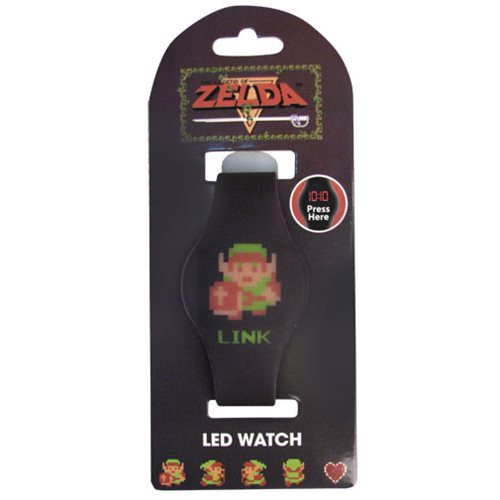 Legend of Zelda 8-Bit Link LED Watch